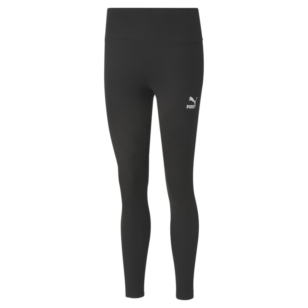 фото Леггинсы classics high waist ribbed women's leggings puma