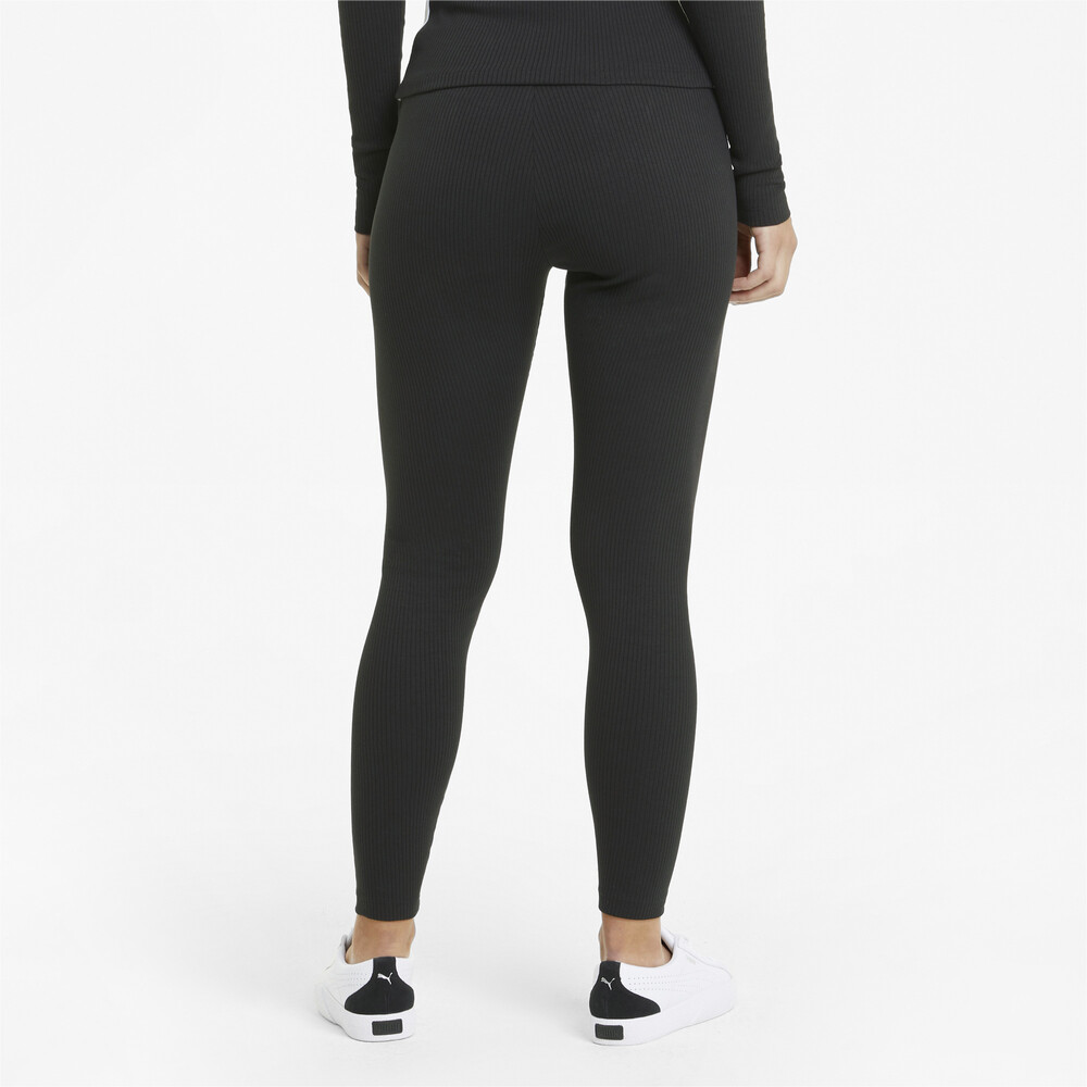 фото Леггинсы classics high waist ribbed women's leggings puma