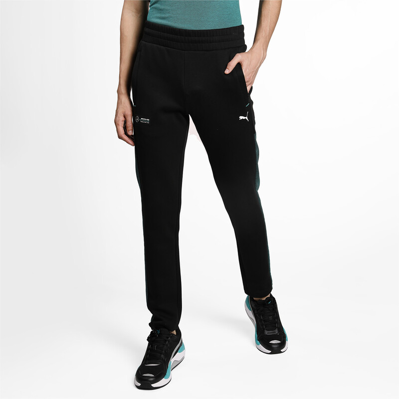 Men's PUMA Mercedes F1 Slim Fit Sweatpants, Black