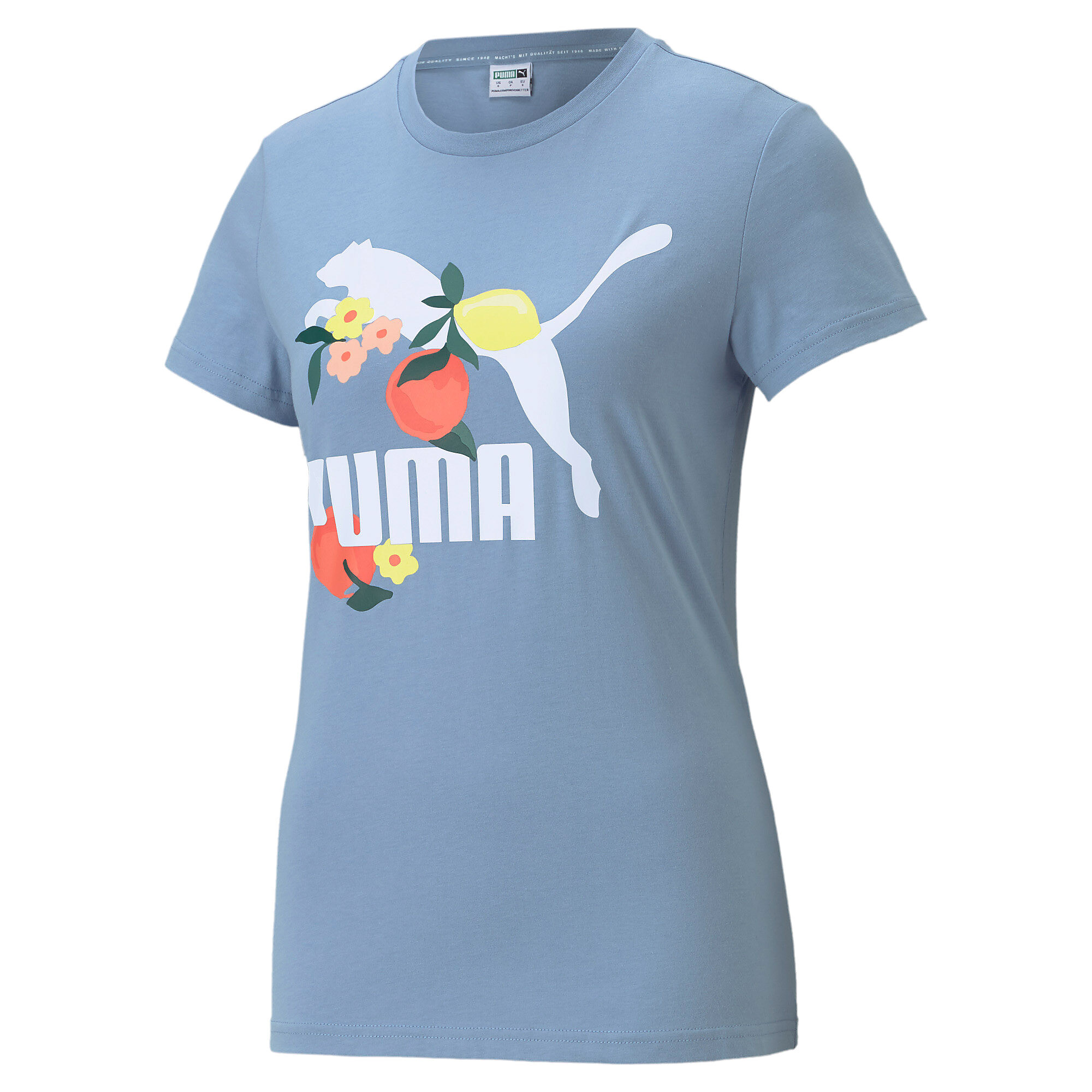 【プーマ公式通販】 プーマ CLASSICS グラフィックス レギュラーフィット グラフィック Tシャツ ウィメンズ ウィメンズ Forever Blue ｜PUMA.com