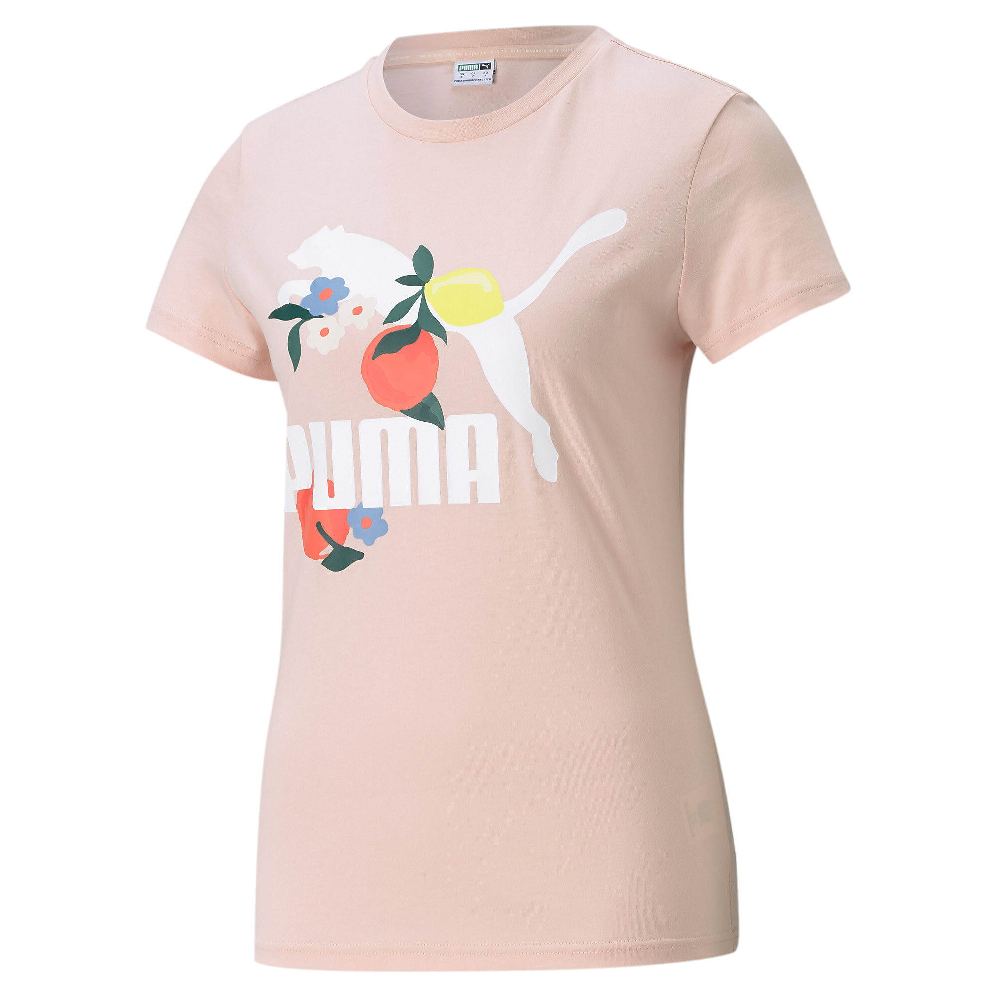 【プーマ公式通販】 プーマ CLASSICS グラフィックス レギュラーフィット グラフィック Tシャツ ウィメンズ ウィメンズ Cloud Pink ｜PUMA.com