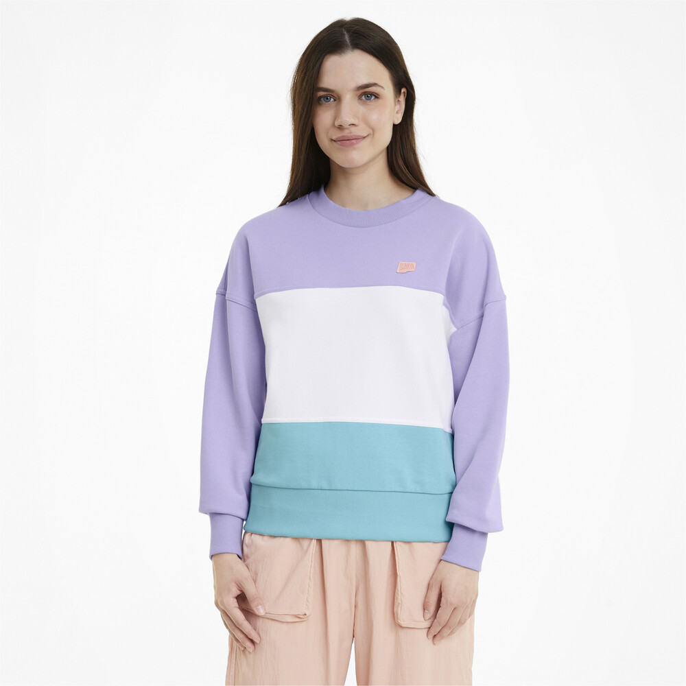 фото Толстовка downtown crew neck women's sweatshirt puma