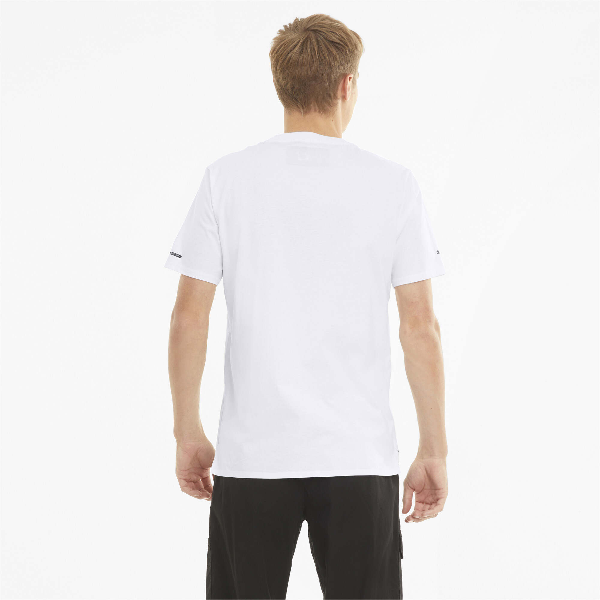Men's PUMA Porsche Design Essential T-Shirt In White, Size Large