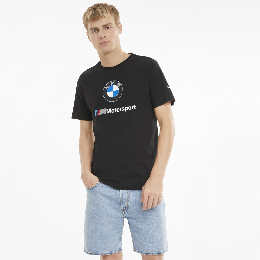 фото Футболка bmw m motorsport essentials logo men's tee puma