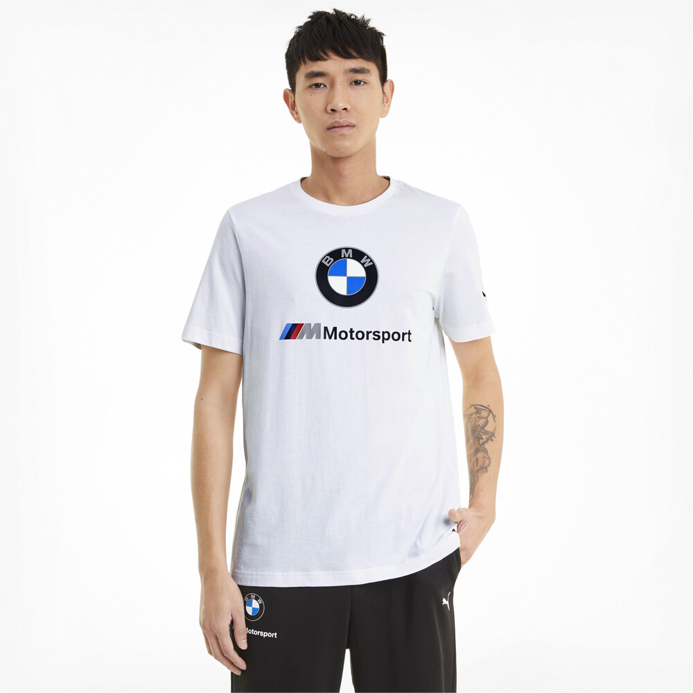 фото Футболка bmw m motorsport essentials logo men's tee puma