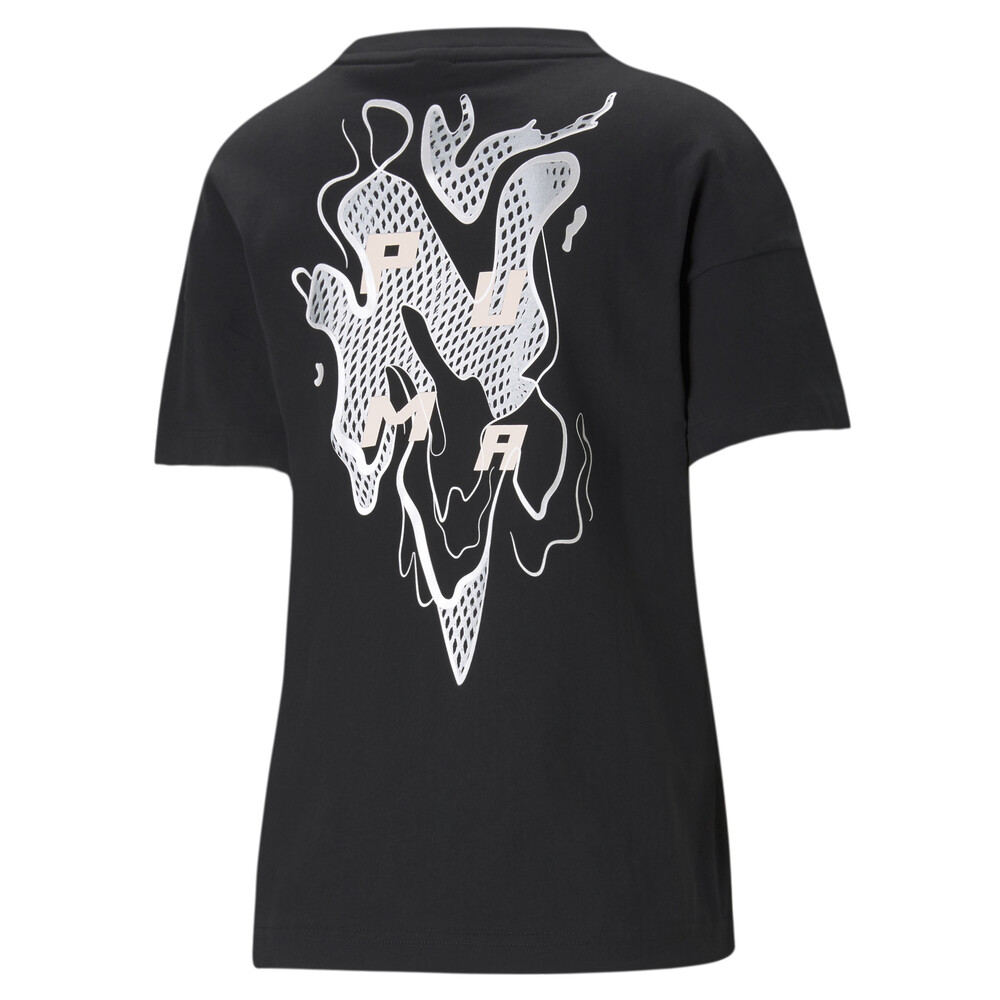 

PUMA - female - Футболка Evide Graphic Women's Tee – Puma Black-2 –, Черный