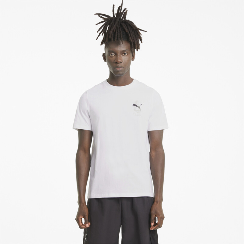 

Men's PUMA Avenir T-shirt, White/black