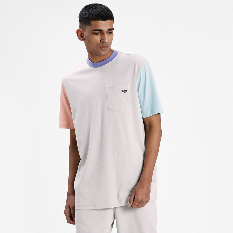

Men's PUMA Downtown Pocket Relaxed Fit T-Shirt, Gray