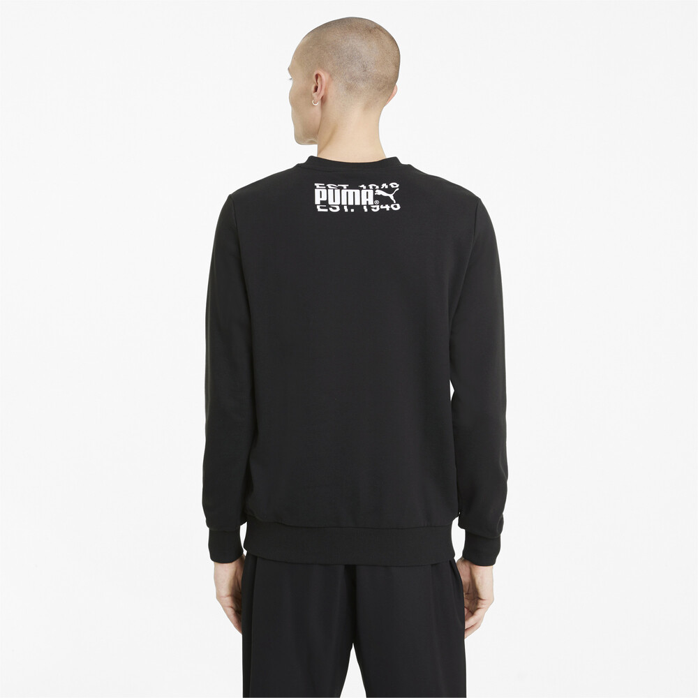 

PUMA - male - Толстовка PUMA International Graphic Crew Neck Men's Sweater – Puma Black –, Черный