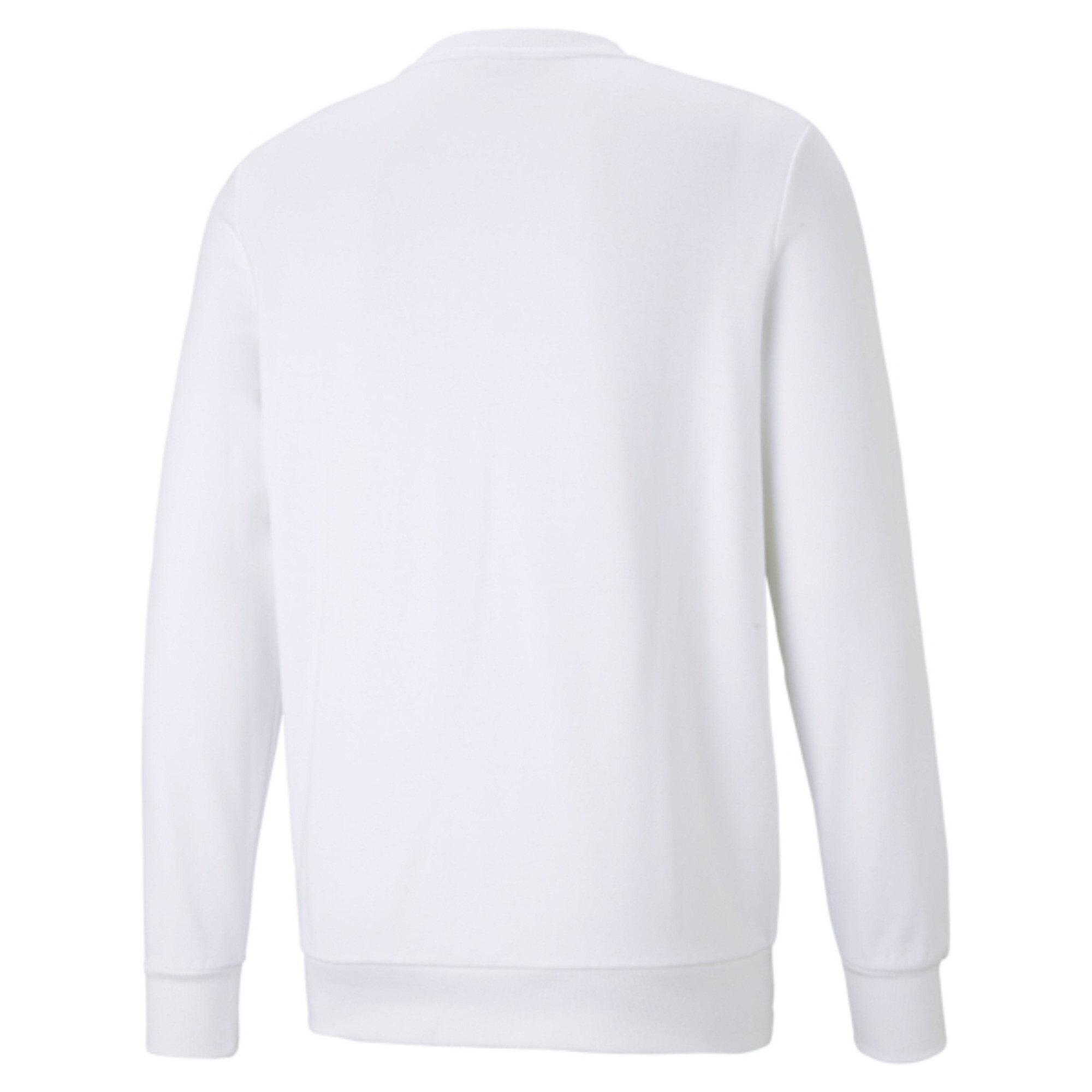 Men's PUMA INTL Game Graphic Crewneck Sweatshirt In 20 - White, Size XS