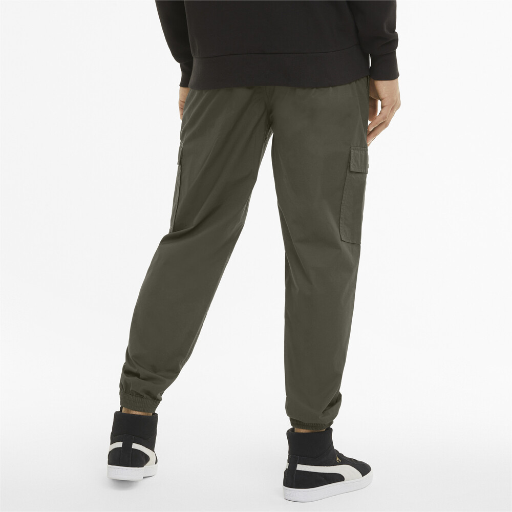 

PUMA - male - Штаны Classics Cotton Twill Men's Sweatpants – Forest Night –, Зеленый