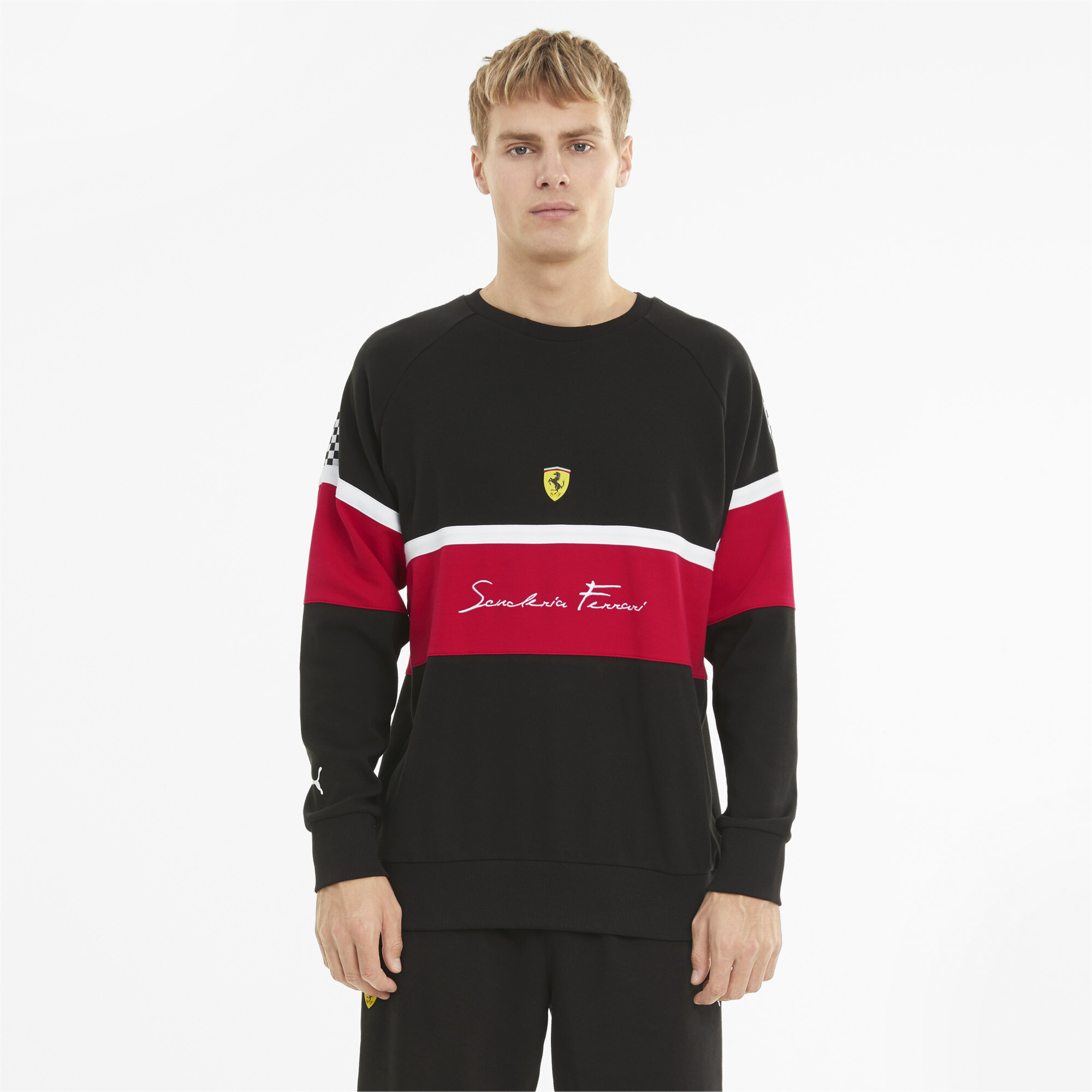 Scuderia Ferrari XTG Crew Neck Men's Sweater Ferrari PUMA