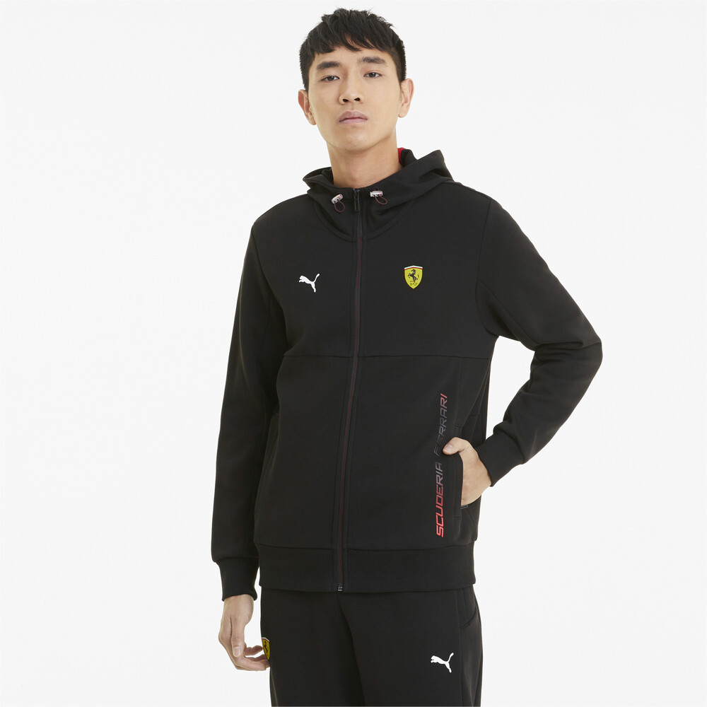 фото Толстовка scuderia ferrari race hooded men's sweat jacket puma