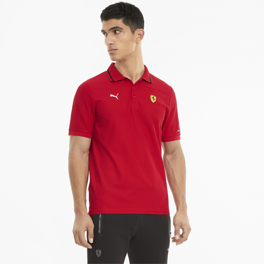 фото Поло scuderia ferrari race men's polo shirt puma