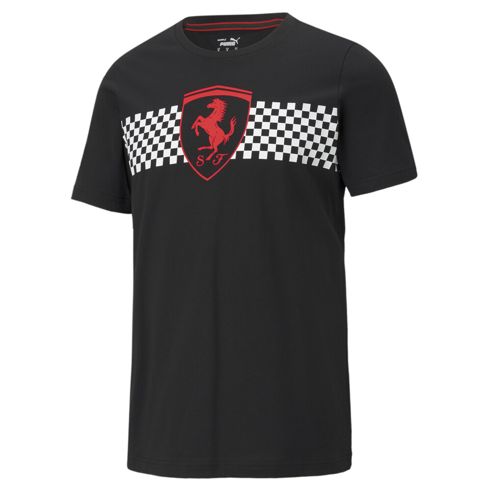 фото Футболка scuderia ferrari chequered flag men's tee puma