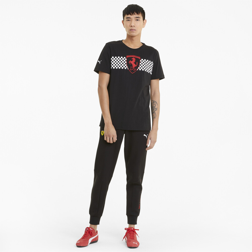 фото Футболка scuderia ferrari chequered flag men's tee puma