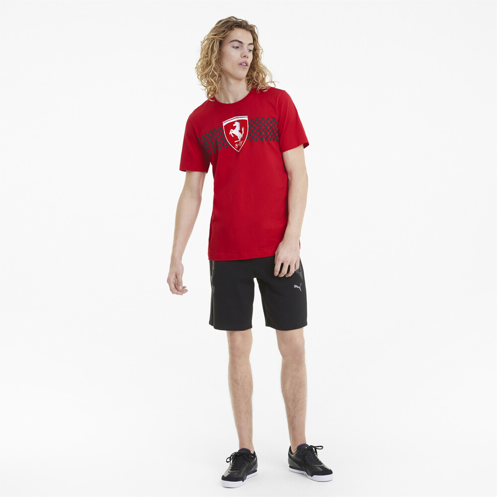 фото Футболка scuderia ferrari chequered flag men's tee puma