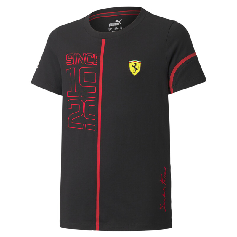 

PUMA Scuderia Ferrari Graphic Kid's Street Racing T-shirt, Black