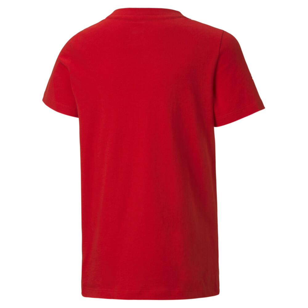 фото Детская футболка scuderia ferrari race chequered flag youth tee puma