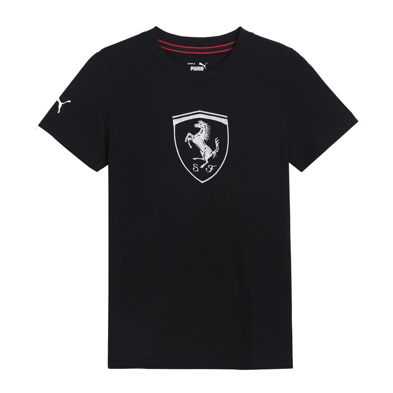 

PUMA Scuderia Ferrari Racing Youth Big Shield T-Shirt, Black