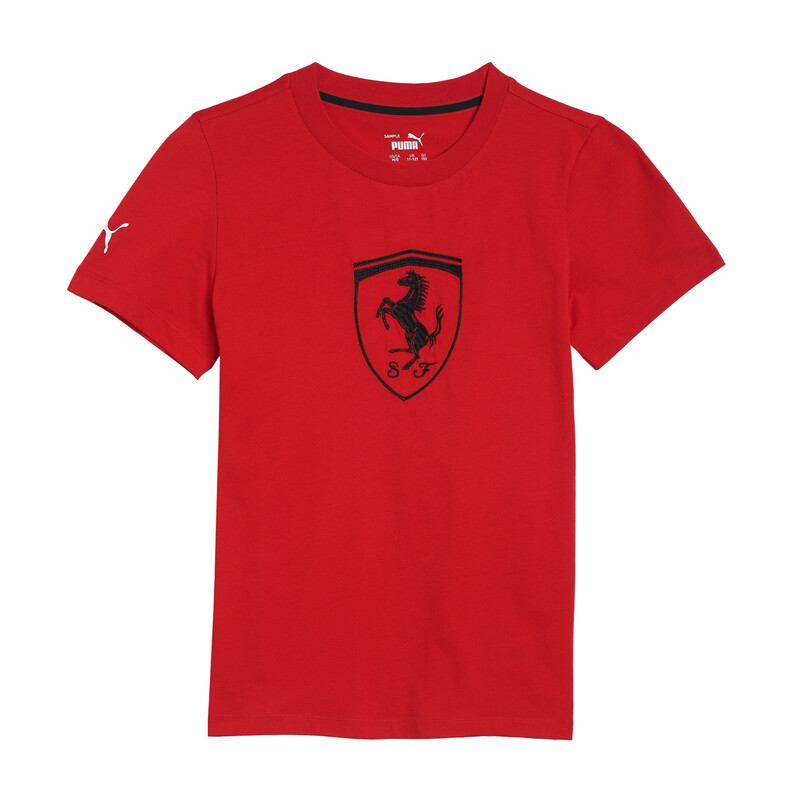 

PUMA Scuderia Ferrari Racing Youth Big Shield T-Shirt, Red