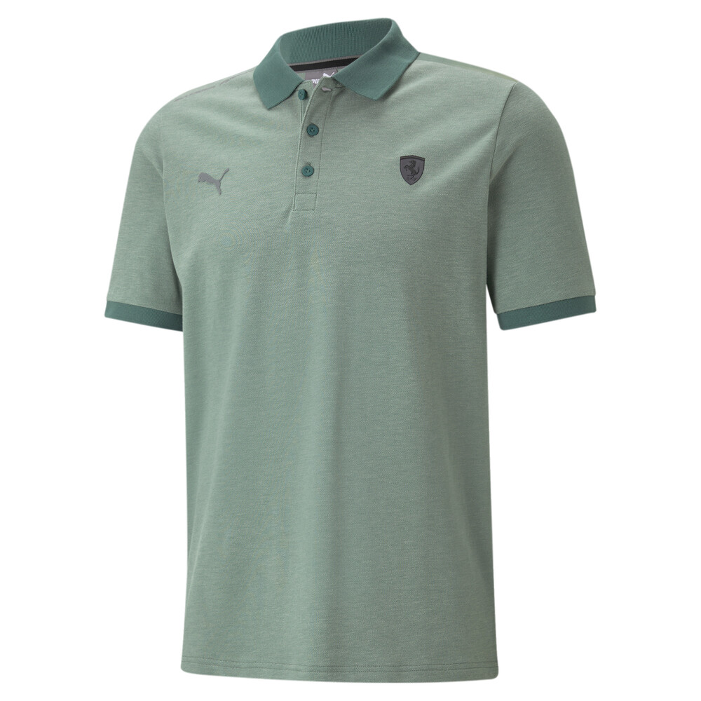 фото Поло scuderia ferrari style two-tone men's polo shirt puma