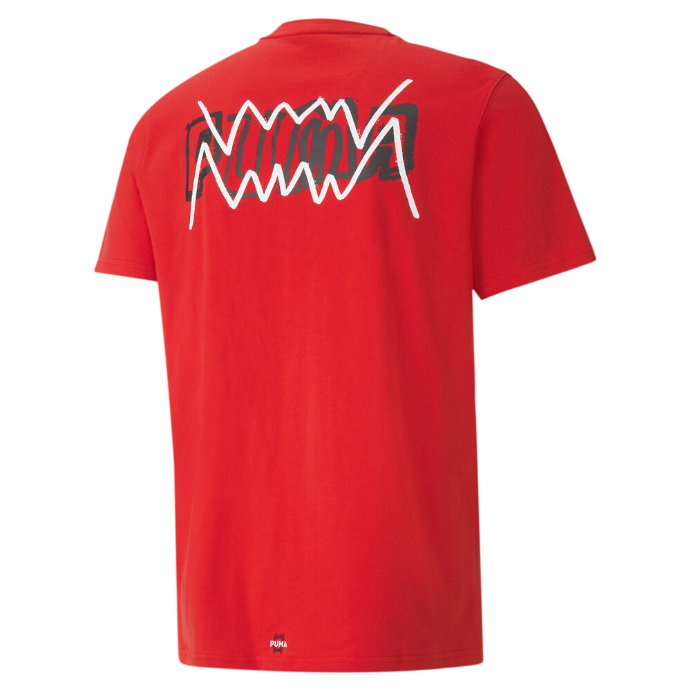 

PUMA - male - Футболка Parquet Street Graphic Men' Basketball Tee – High Risk Red –, Красный