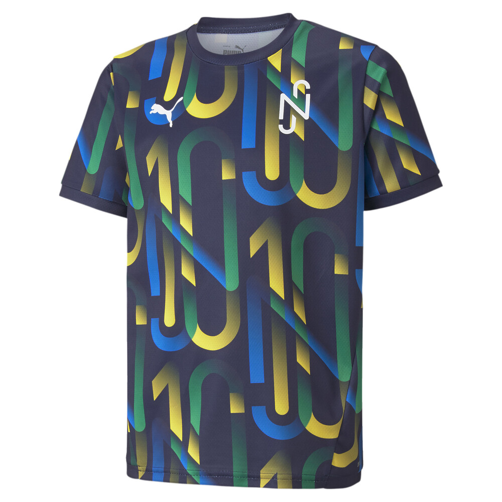 Neymar Jr Future Printed Youth Football Jersey Blue PUMA