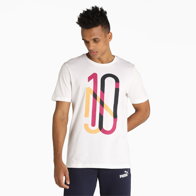 

PUMA Neymar Jr. Graphic Regular Fit Flare T-Shirt, White