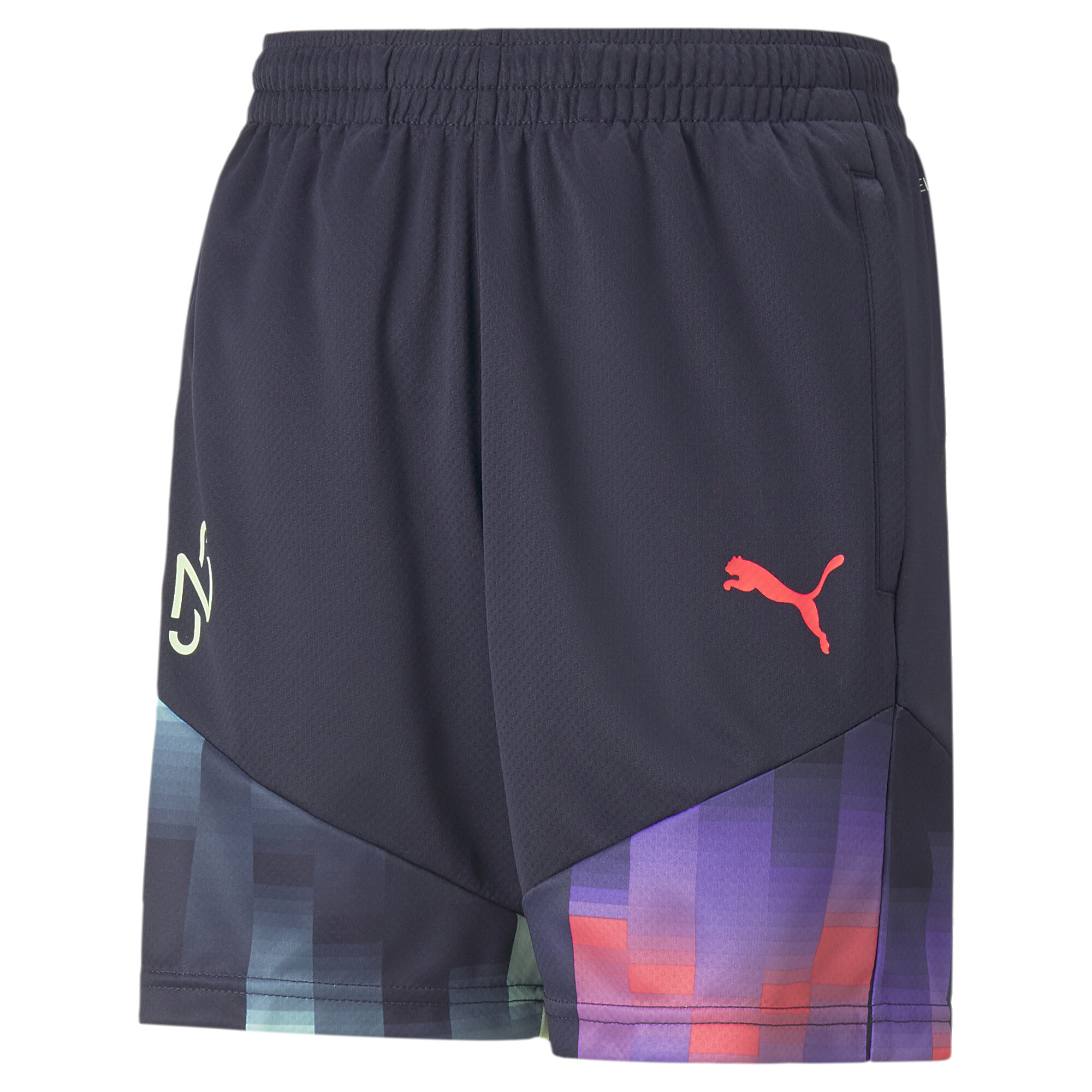 Neymar Jr 24 7 Football Shorts Youth Parisian Night Puma 605773 09