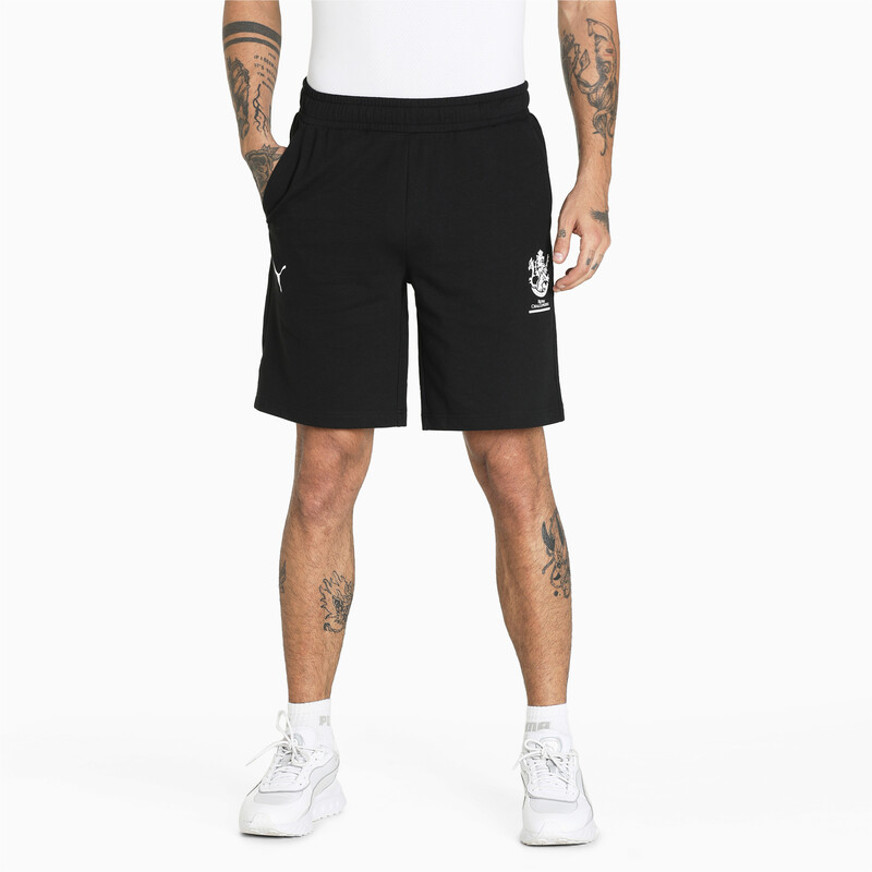 

Men's PUMA X Royal Challengers Bangalore Graphic Regular Fit Shorts, Black