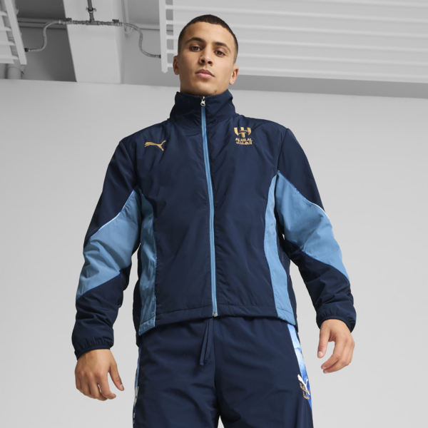 Chamarra reversible KID SUPER x AL-HILAL SFC para hombre, Club Navy-PUMA Gold, large-MEX