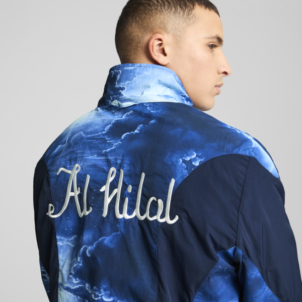 Chamarra reversible KID SUPER x AL-HILAL SFC para hombre, Club Navy-PUMA Gold, large-MEX