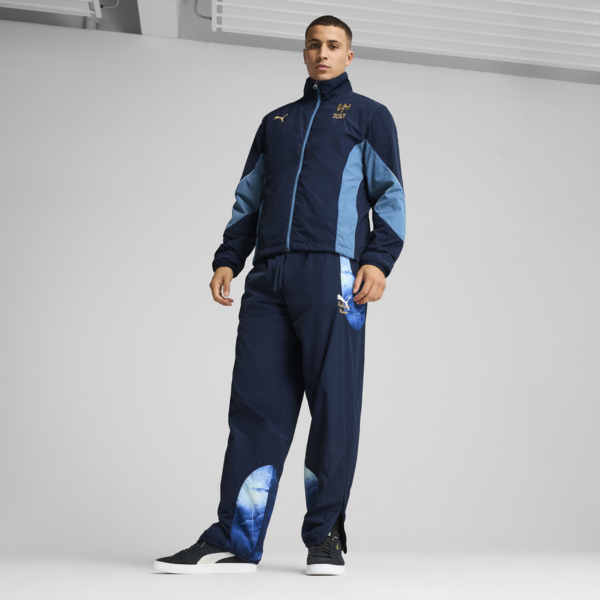 Chamarra reversible KID SUPER x AL-HILAL SFC para hombre, Club Navy-PUMA Gold, large-MEX