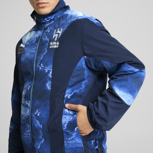 Chamarra reversible KID SUPER x AL-HILAL SFC para hombre, Club Navy-PUMA Gold, large-MEX