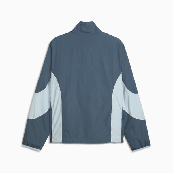 KID SUPER x MANCHESTER CITY Reversible Jacket Men, Gray Skies-Team Light Blue, large-MEX