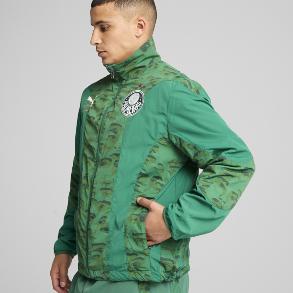 Chamarra reversible PUMA x KIDSUPER SE Palmeiras para hombre, Vine-Alpine Snow, large-MEX