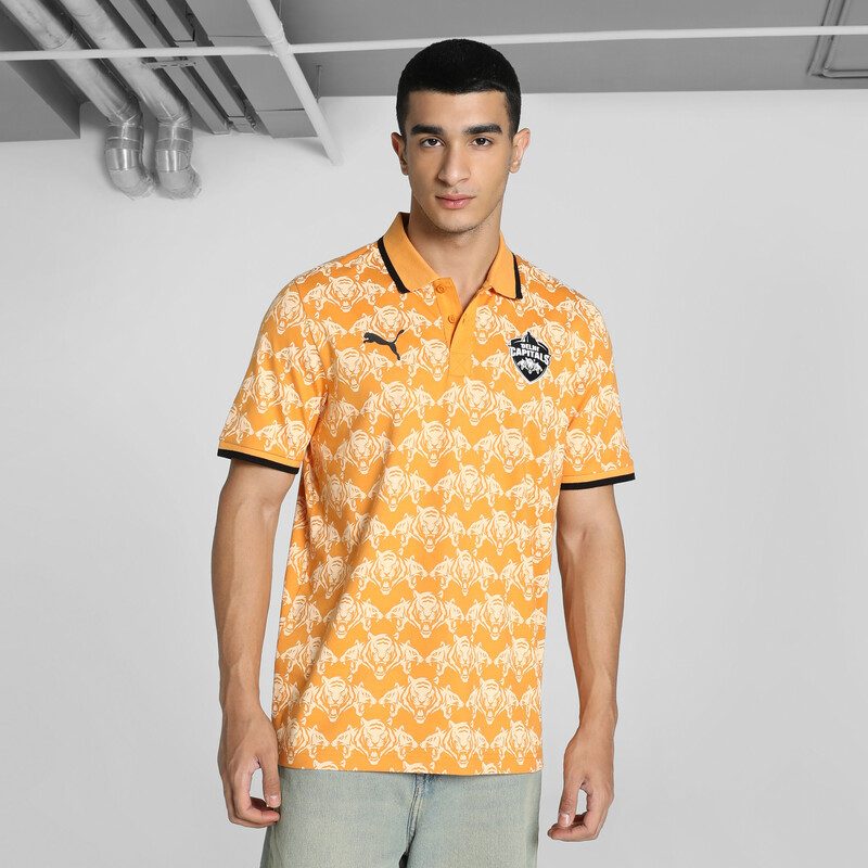 

Men's PUMA X DC Printed Slim Fit Cricket Polo