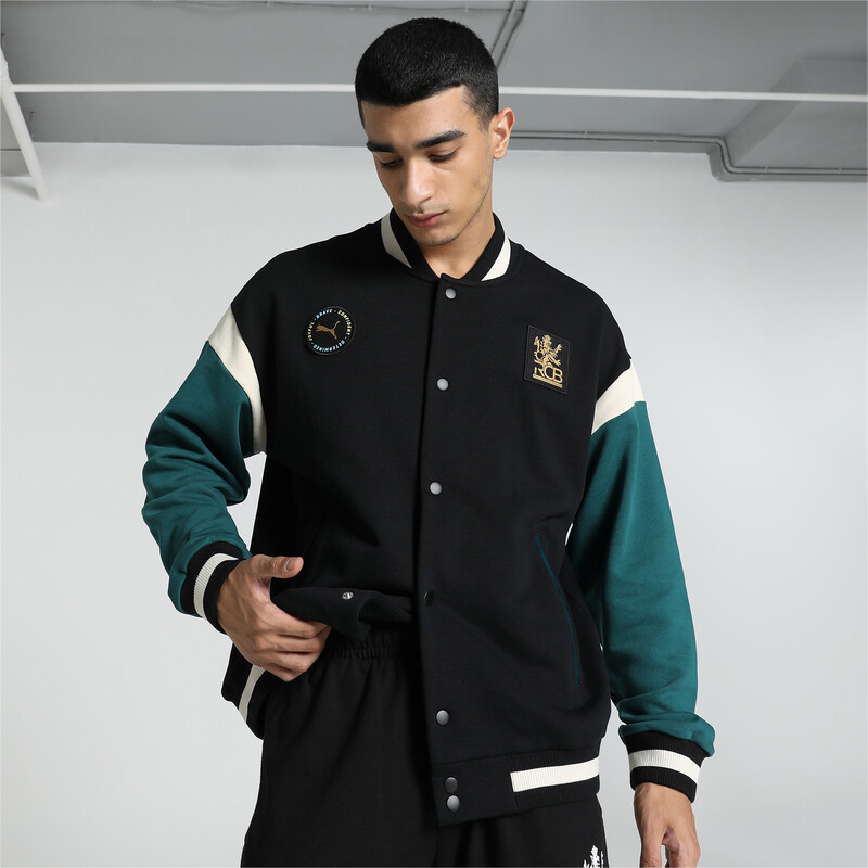 

Men's PUMA X RCB Relaxed Fit Varsity Jacket