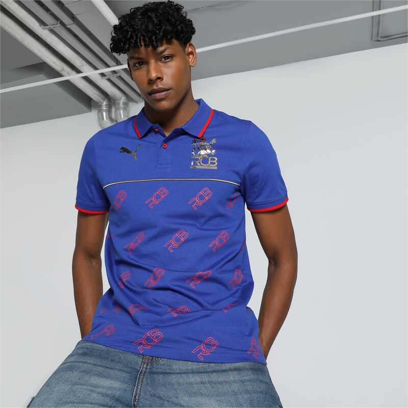 Men's PUMA X RCB Travel Cricket Polo