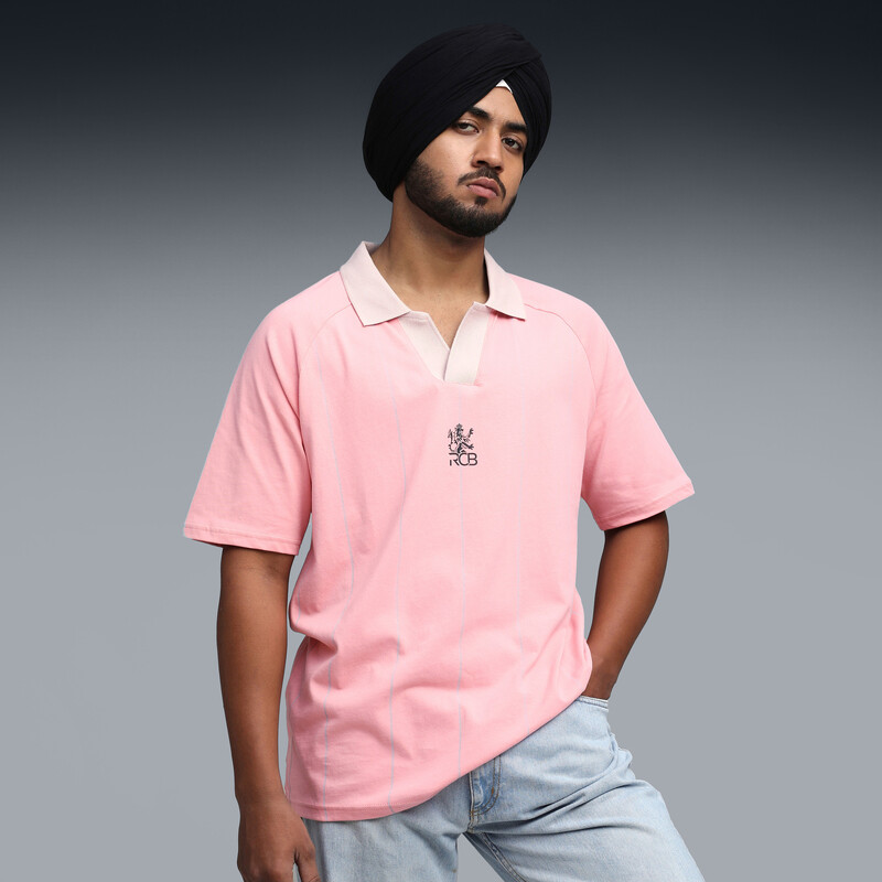 

Men's PUMA X RCB Striper Polo T-shirt