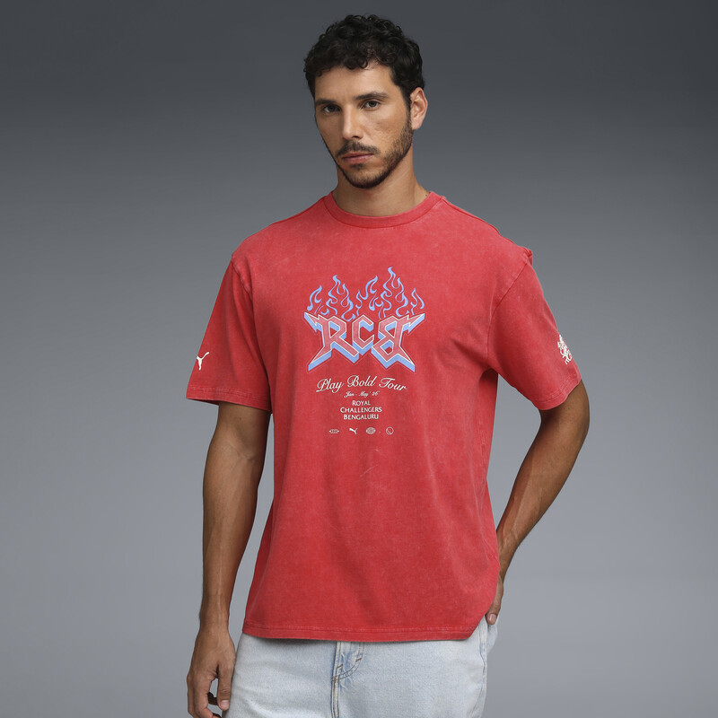 

Men's PUMA X RCB 2026 Printed Vintage Tee