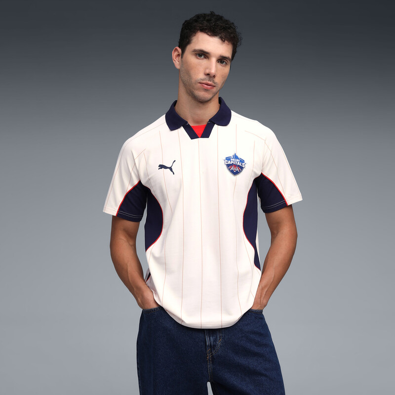 

Men's PUMA X DC 2026 Striped Polo
