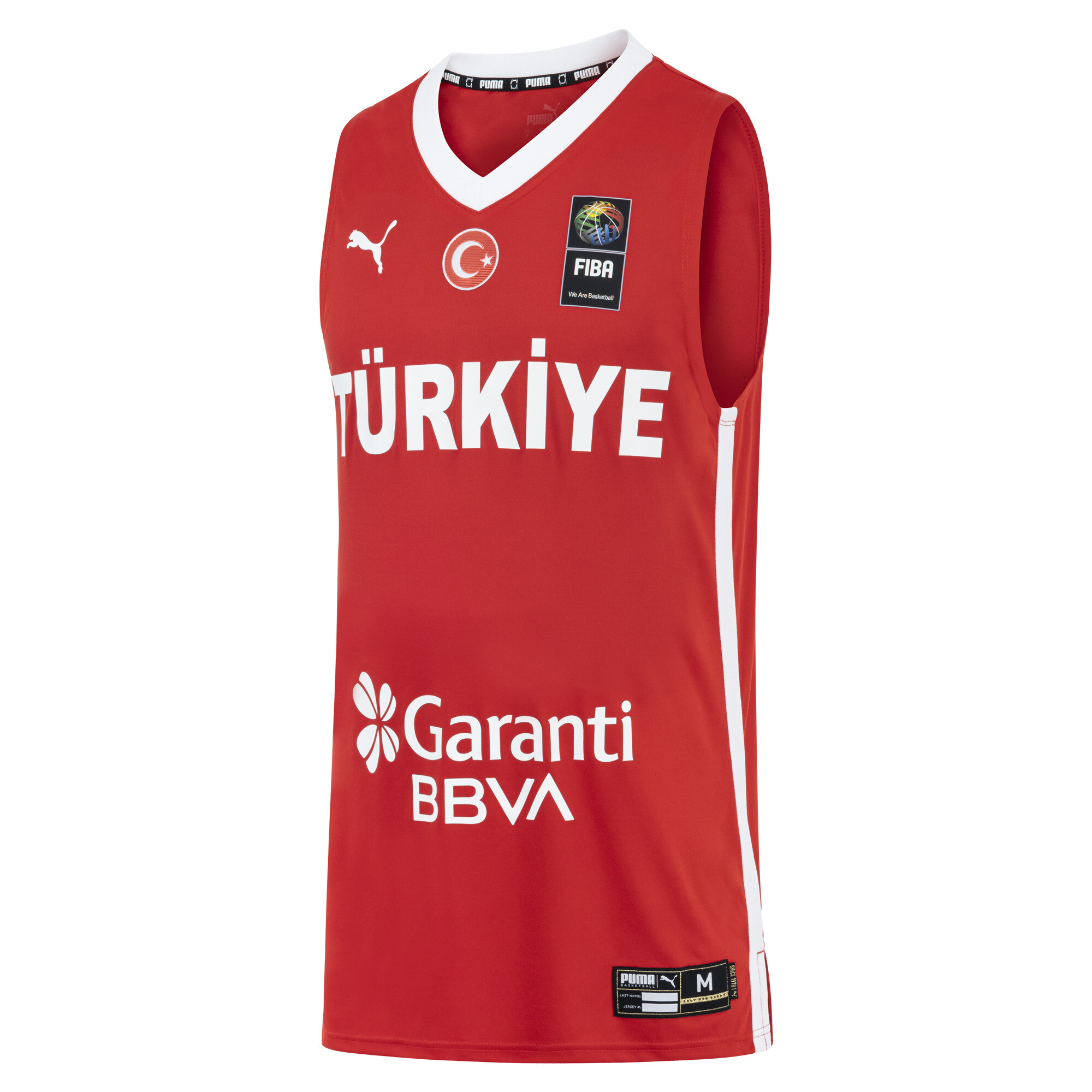 PUMA Türkei Basketball Team Trikot, Accessoires, Rot, XXL