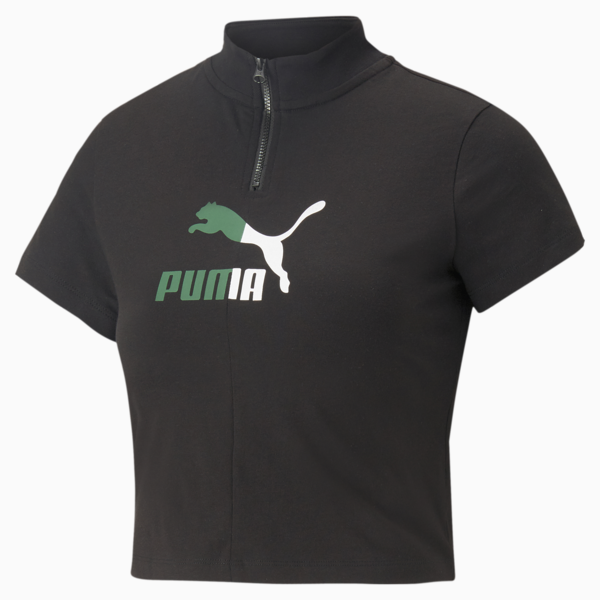 Remera Classics para mujer, PUMA Black, large-ARG