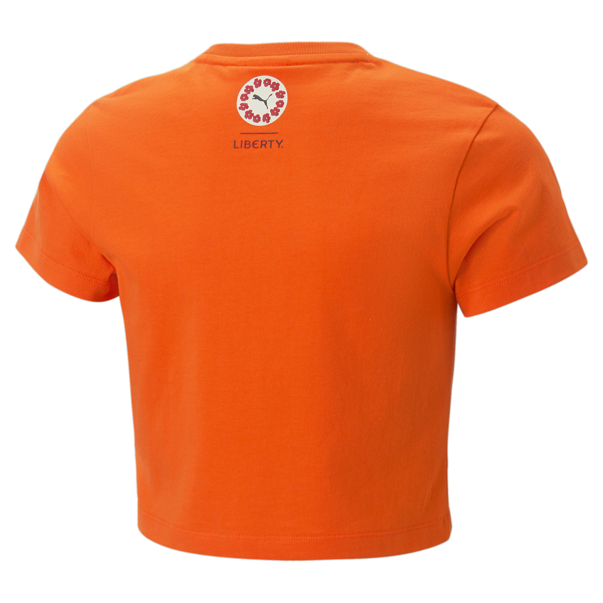 PUMA X LIBERTY T-Shirt Kids In Orange, Size 2-3 Months