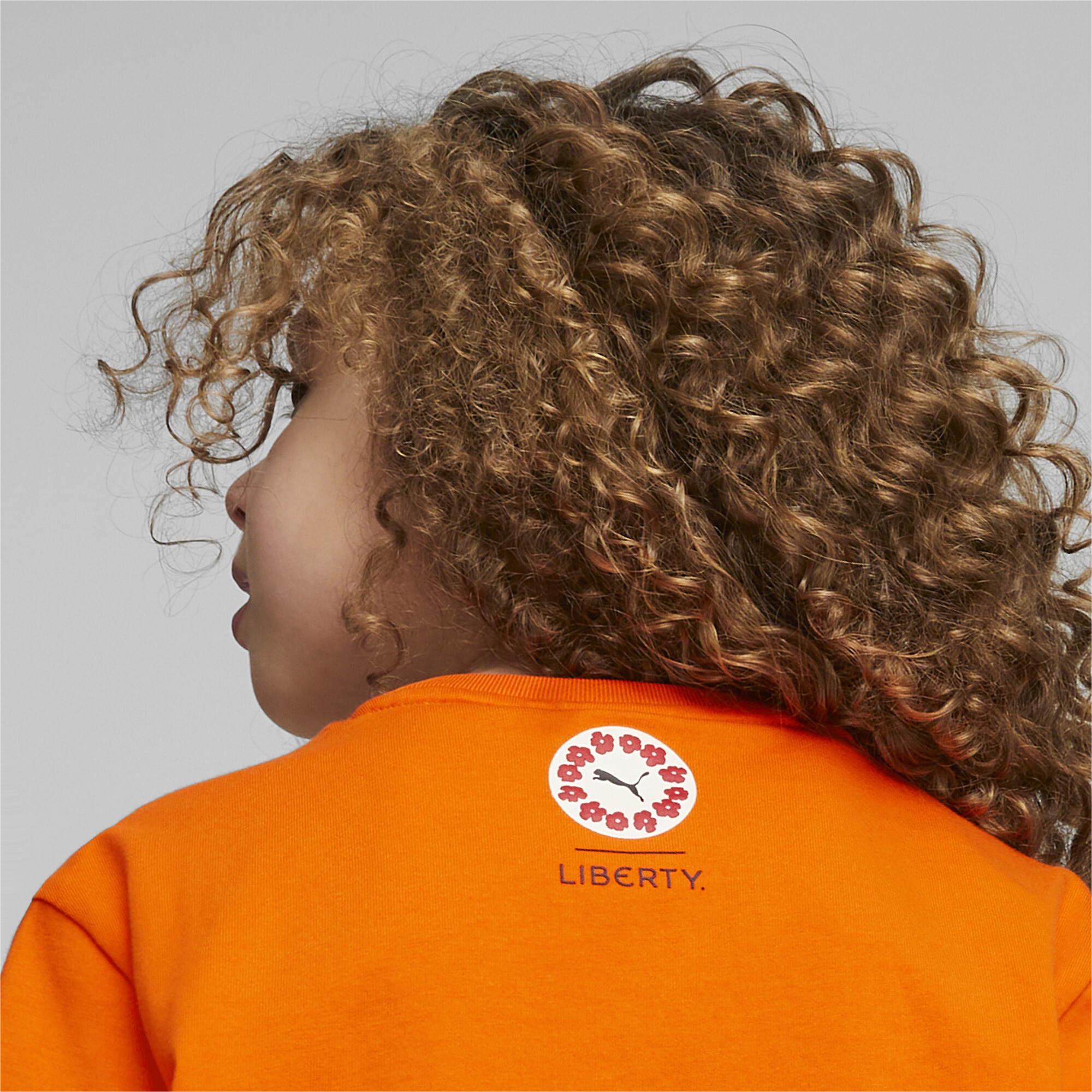 PUMA X LIBERTY T-Shirt Kids In Orange, Size 2-3 Months