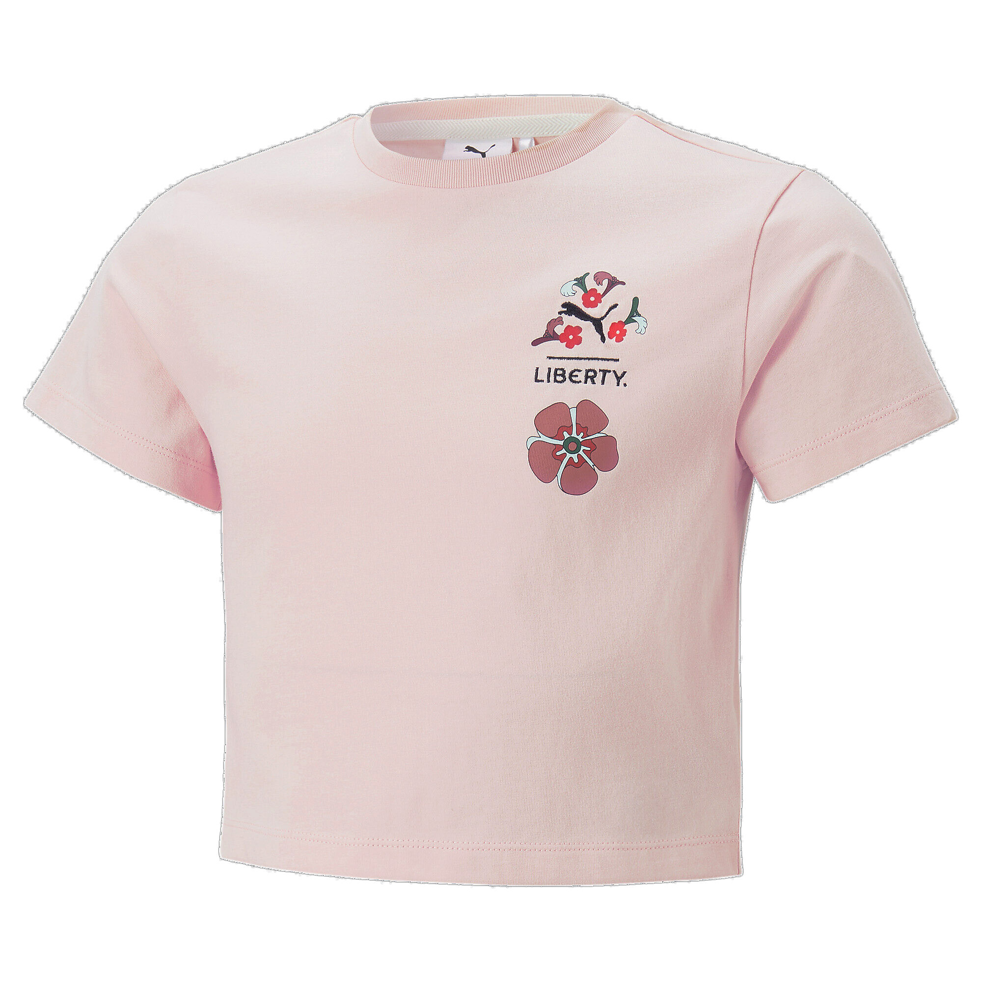 ＜プーマ公式通販＞ プーマ キッズ ガールズ PUMA x LIBERTY 半袖 Tシャツ 110-128cm ウィメンズ Rose Dust ｜PUMA.com