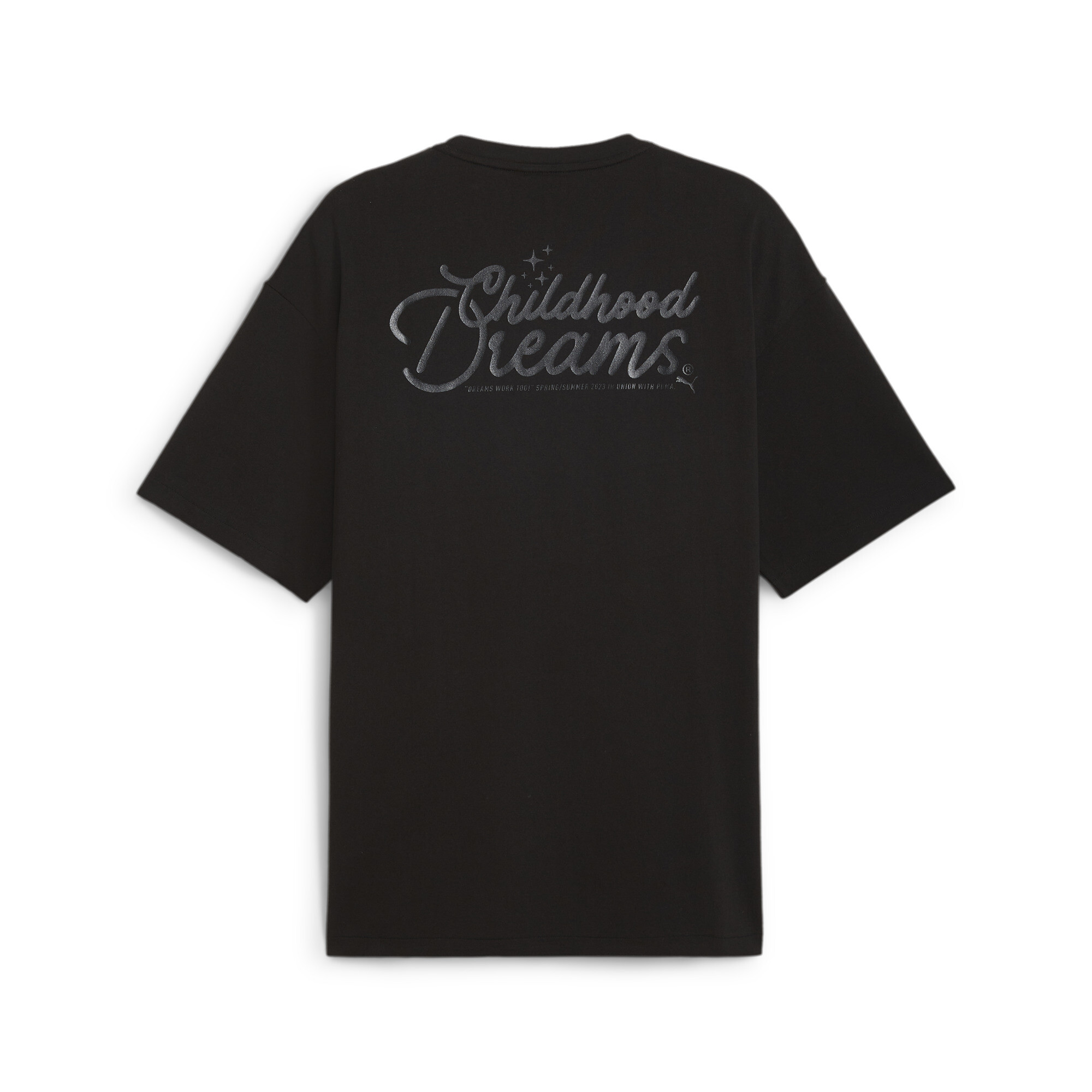 Men's PUMA X CHILDHOOD DREAMS Mesmerize Basketball T-Shirt In Black, Size XL