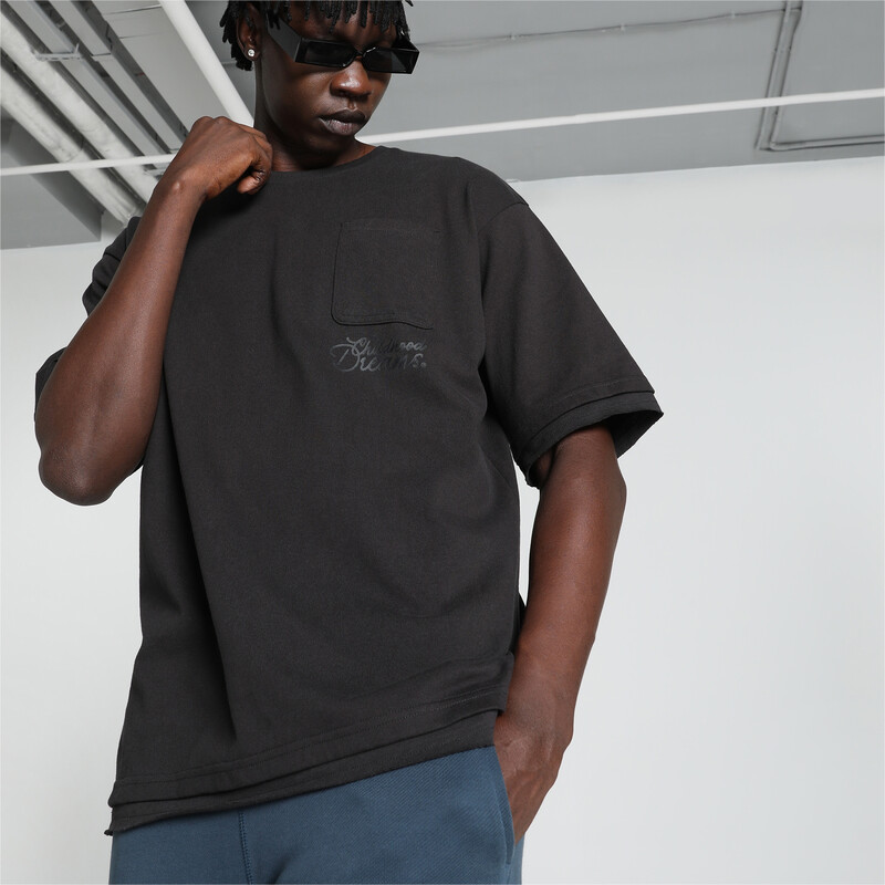 

Men's PUMA X CHILDHOOD DREAMS Mesmerize Oversized Basketball T-shirt, Black